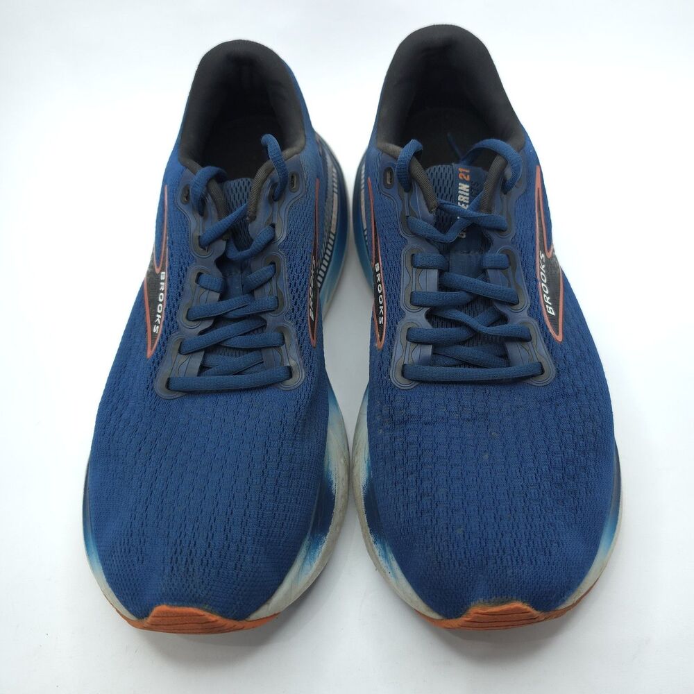 Brooks Glycerin 21 Running Shoes Sneakers Mens Size 9 Blue Opal Black Athletic - Picture 2 of 7